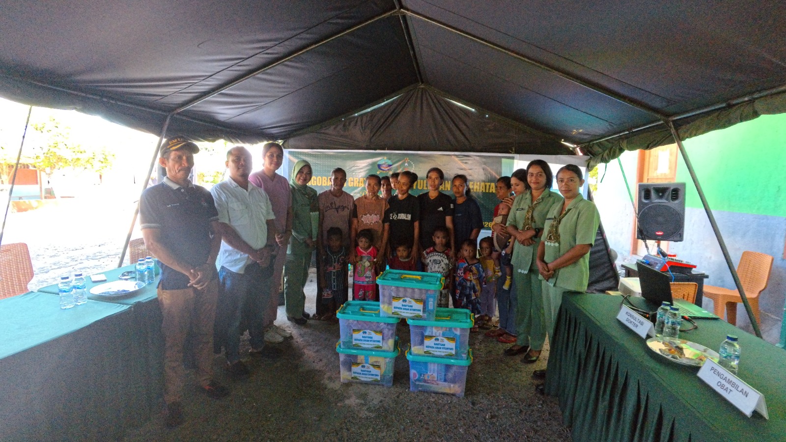 Persit KCK Kodim 1511/Pulau Moa Berikan Penyuluhan Stunting kepada Warga Desa Moain