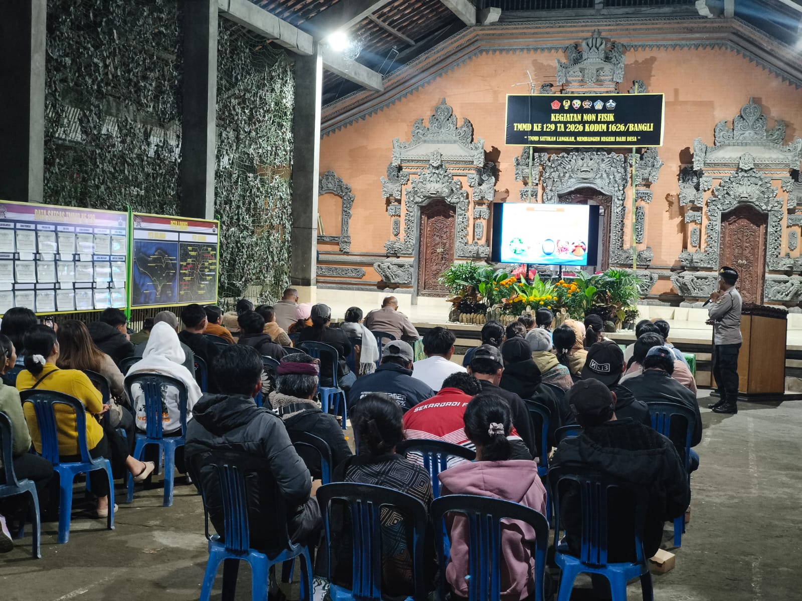 Penyuluhan Bahaya Narkoba Jadi Sasaran Nonfisik Strategis TMMD Ke-129 Kodim 1626/Bangli
