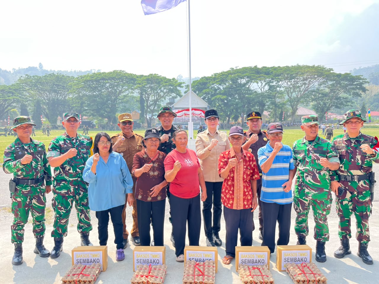 TMMD ke-130 Poso Siapkan Layanan Medis dan Bantuan Sembako bagi Warga