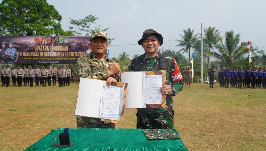 Semangat Kemanunggalan TNI dan Masyarakat Dalam TMMD ke-130 di Luwu Timur