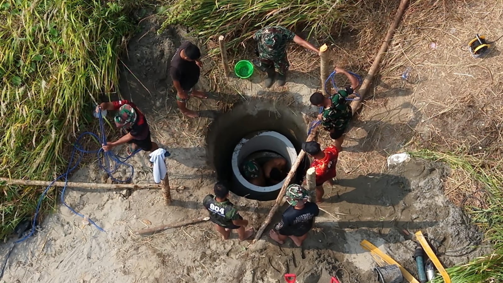 TMMD ke-130 Bantu Puskesmas Wanggar Sari Dapatkan Air Bersih untuk Layanan Kesehatan