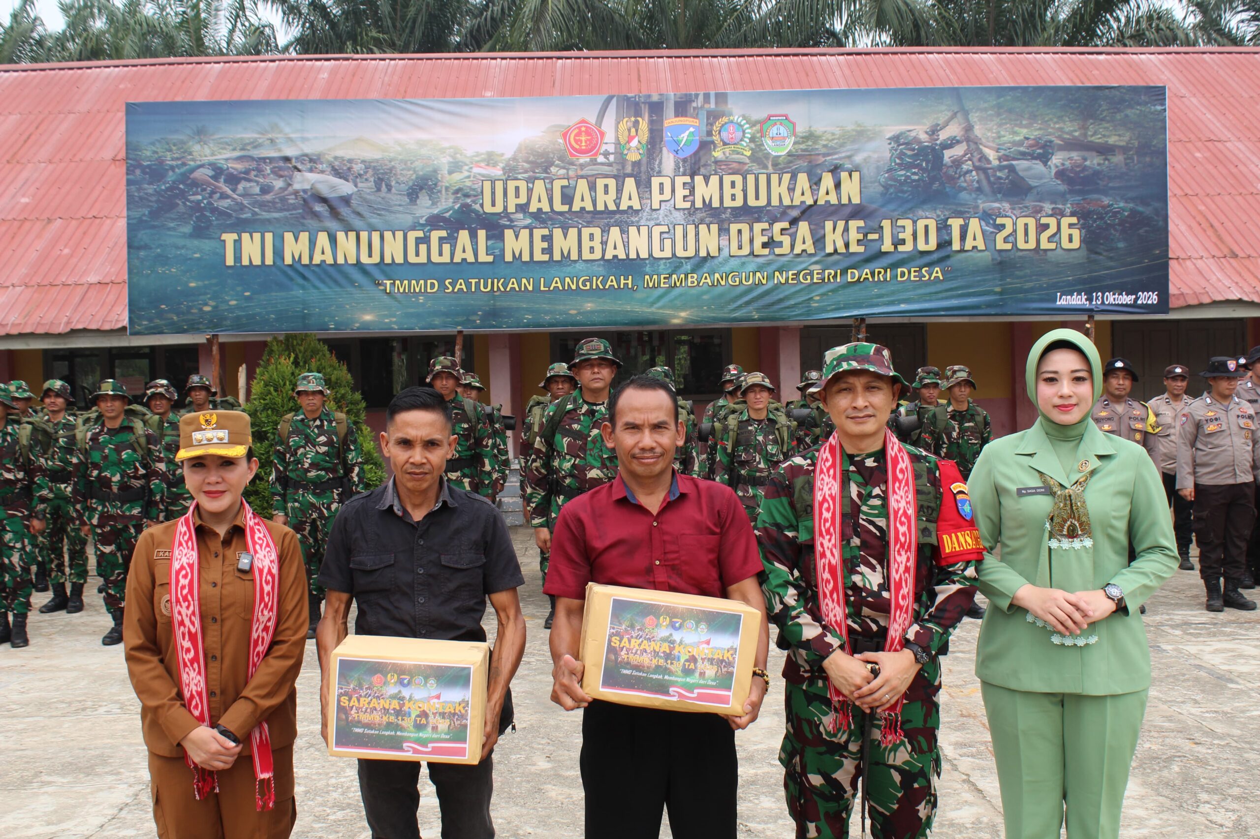 TMMD ke-130 di Landak: Dorong Kesadaran Lingkungan dan Pangan Berkelanjutan