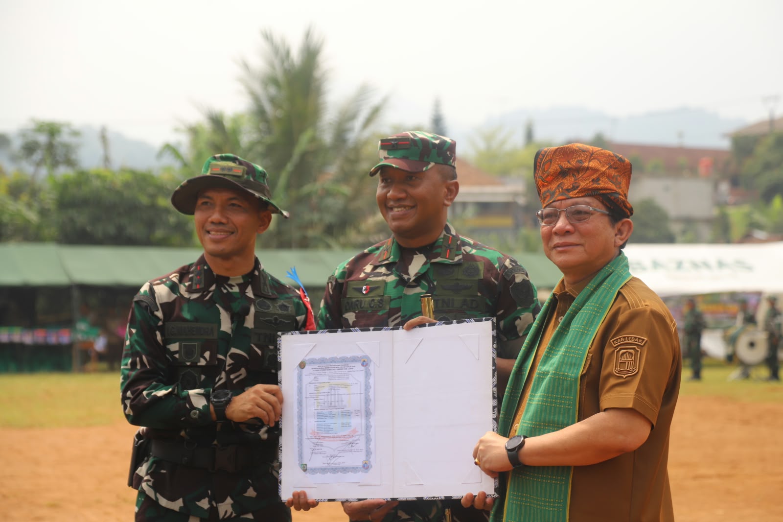 Program TMMD ke-130 di Citorek Barat, TNI Tingkatkan Kualitas Hidup Masyarakat